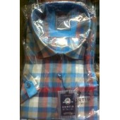 Curtis Blue and Red Check long sleeve shirt 